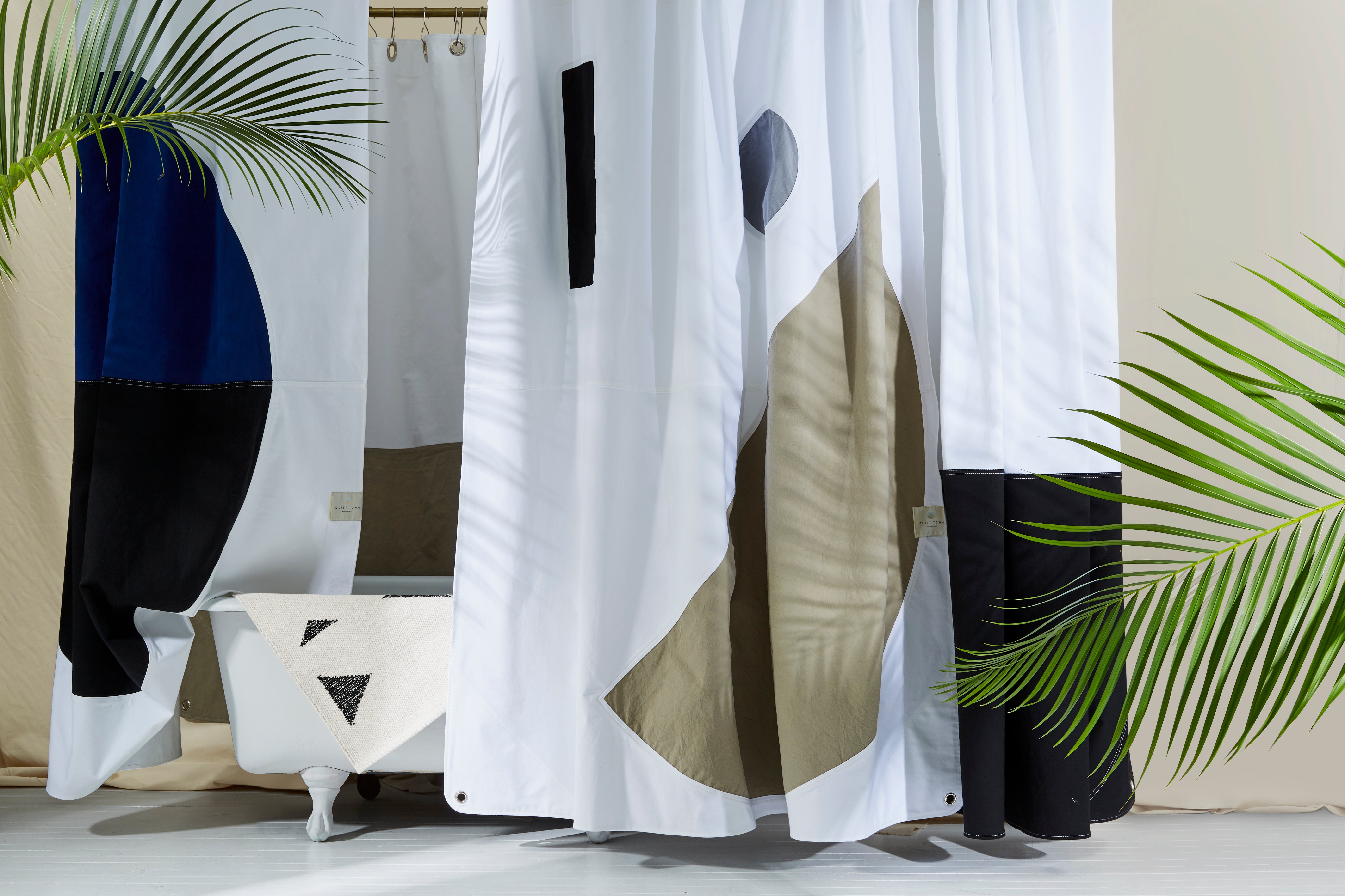 All Canvas Shower Curtains